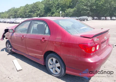 2008 Toyota Corolla S z USA, uszkodzony, nr VIN 2T1BR32E08C880143